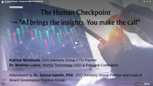 The Human Checkpoint →”AI brings the insights. You make the call.” (Webinar)
