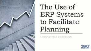 The Use of ERP Systems to Facilitate Planning